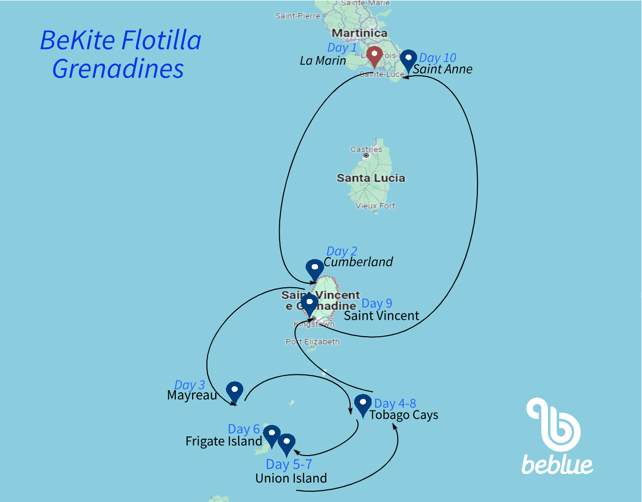 BeKite Caribbean: Grenadines - ID 21